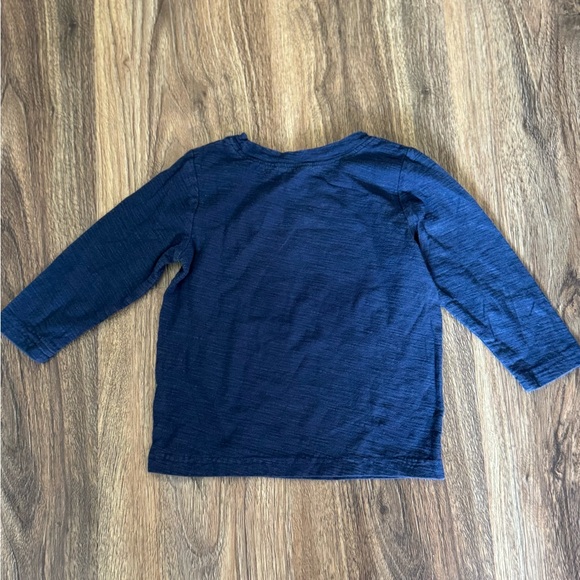 Jumping Beans Blue Long Sleeve Tee with Playful Graphic - Picture 2 of 2